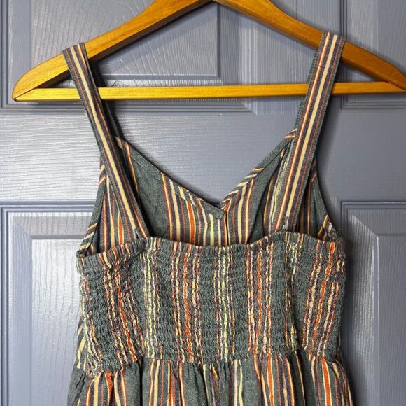 American Eagle Colorful Striped Vneck Straight Leg Jumpsuit Romper Size XS - Picture 11 of 14